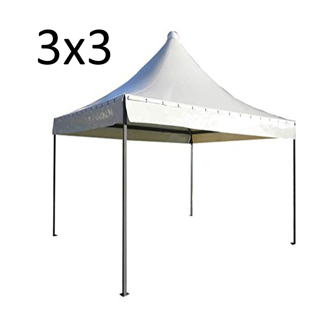 GAZEBI FISSO 3M X 3M struttura robusta