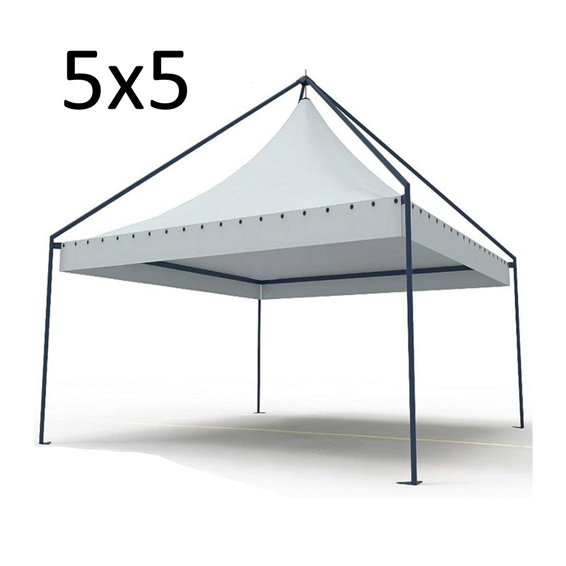 GAZEBI FISSO 4M X 4M struttura robusta