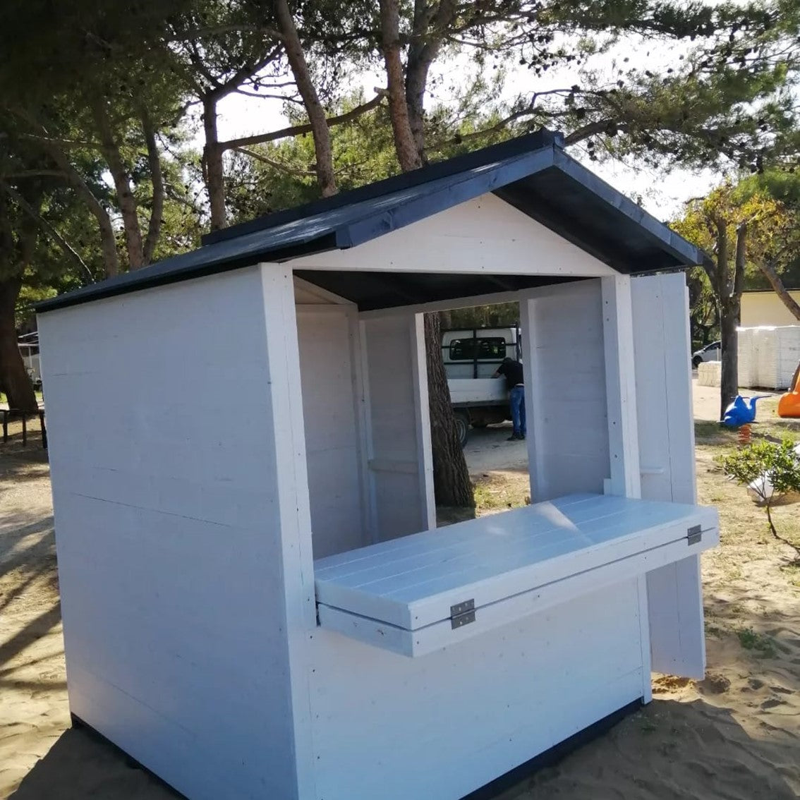 PREVENTIVI SU RICHIESTA - GAZEBI CASETTE IN LEGNO 2metri x 2metri